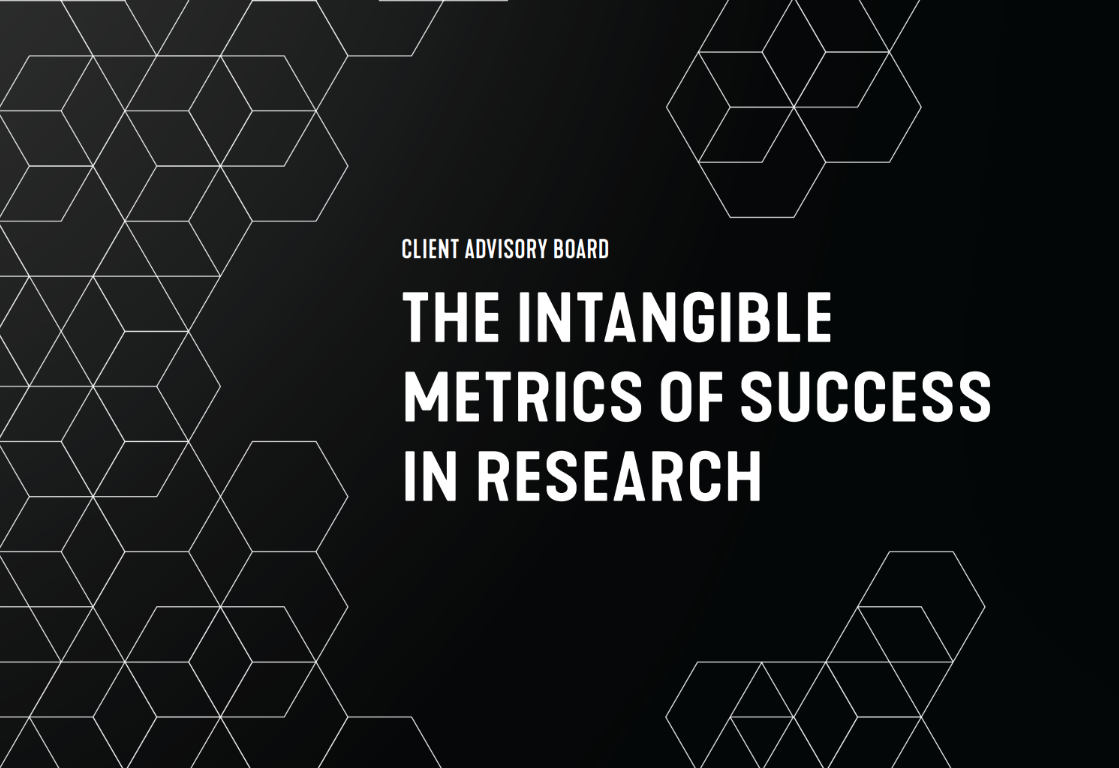 The Intangible Metrics of Success in Research