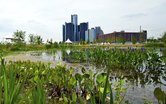 Detroit Riverfront Milliken State Park Lowland Park, SmithGroup, waterfront, landscape architecture, urban design