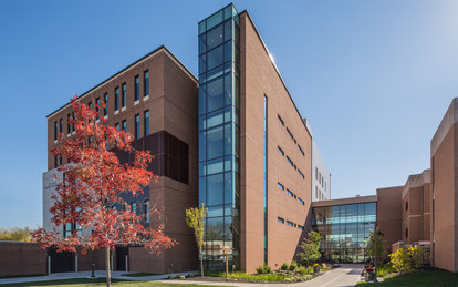 Ott Hall, Indiana Wesleyan University Higher Education SmithGroup Interiors Architecture Nursing